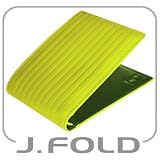 Men's Wallet - J. Fold Racer - Neon Green (Hunter Green Interior)