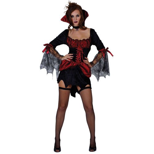 Sexy Burlesque Vampiress Costume 