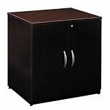 Bush Furniture Series C Mocha Cherry Storage Cabinet 30-Inch