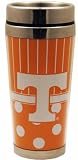 NCAA Tennessee Volunteers Polka Dot Travel Mug