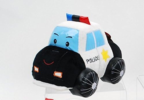 Animated 9 inch Police Car Plush Piggy Bank With Siren Sound