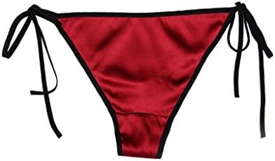 Women's Comfort Silk Brief Thong Panty
