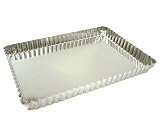 Rectangular Tart Pan with Removable Bottom by Gobel, 11.25 x 8 x 1 Deep