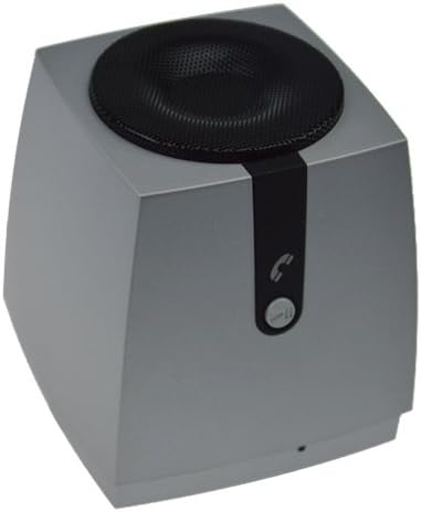 BAXIA TECHNOLOGY® Square Stereo Bluetooth V2.1 Speaker, Portable Wireless Stereo Speaker System, Rechargeable Li-ion Battery,built-in 3.5mm Aux Port, Powerful Subwoofer Sound, Handsfree Speakerphone /FM Radio / Built in Mic for Calls/ Compatible with All Bluetooth Devices/ For Iphone / Ipad / Ipad Air / All Phones / All Android Devices/ Samsung Galaxy Phones and Tablets / Laptops / Pc Computers / Mp3 Players (Silver)