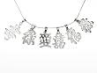 Sterling Silver Chinese Character Pendant