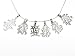 Sterling Silver Chinese Character Pendant