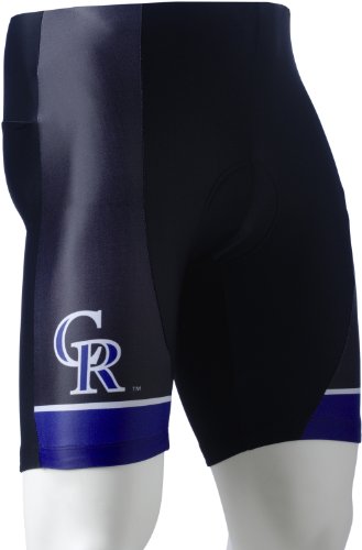 MLB Colorado Rockies Women's Shorts, Black , Small