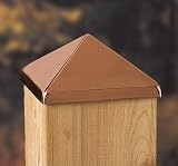 4x4 Polished Copper Post Point [CAPITOL CITY LUMBER]