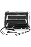 Rebecca Minkoff Mini 5-Zip Crossbody Bag, Black