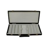 Worldwise Imports Black 400-Poker Chip and Card Attache