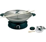 Asia elektrischer Wok set aus edelstahl 1200 Watt