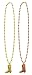 Beads with Cowboy Boot Medallion (2 count)