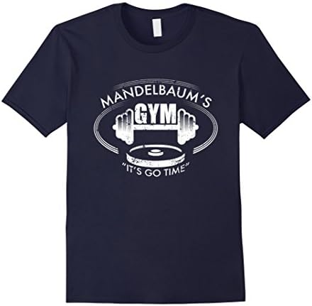 Men's Gym Shirts: Mandelbaum's Gym - It's Go Time T-shirt XL Navy