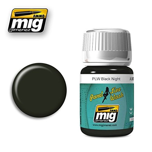 Ammo of Mig Jimenez PANEL LINE WASH BLACK NIGHT AMIG1611