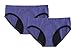 Anigan StainFree 2 Pack Seamless Hipster Menstrual Period Panty - Blue