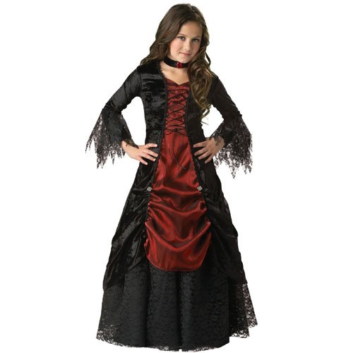 Gothic Vampira Elite Collection Child Halloween Costume 12