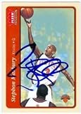 Stephon Marbury Autographed/Hand Signed Basketball Card (New York Knicks)