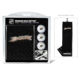 Anaheim Ducks Golf Towel with Golf Balls Gift Set