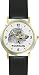 Afghan Hound (SC) Dog - WATCHBUDDY DESIGNER DELUXE TWO-TONE THEME WATCH - Arabic Numbers-EVENING TWILIGHT STYLE - Gray Dial with Black Leather Strap-Children's Size-Small ( Boy's Size & Girl's Size )