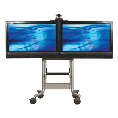 AVTEQ ViewMount Series Steel Dual Monitor Video Conferencing Stand