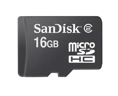 SanDisk microSDHCカード Class2準拠 16GB SDSDQ-016GS-J95M