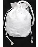 Communion Dress Matching Beaded Purse White