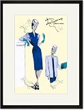 Black Framed/Matted Print 17x23, Classy Evening Wear
