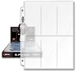 20 (Twenty Pages) - BCW Pro 6-Pocket Page (Tall or Widevision Trading Cards)