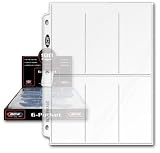 20 (Twenty Pages) - BCW Pro 6-Pocket Page (Tall or Widevision Trading Cards)
