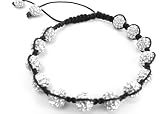 Very Popular Shamballa Style Bracelet with 6mm Czech Crystal Beads
