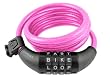 Wordlock CL-410-PK 4-Letter Combination Bike Lock Cable, Pink, 5-Feet