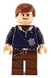 Han Solo (Brown Legs with Jacket, LF) - LEGO Star Wars Figure Han Solo (Brown Legs with Jacket, LF) - LEGO Star Wars Figure
