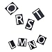 Message Center Magnetic Letters