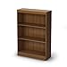 South Shore Axess 3-Shelf Bookcase-Morgan Cherry, 45-inch
