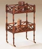 Plantation Cherry Two Shelf Mobile Server