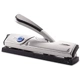/ SWI74070 / Swingline Profile Letter/Legal Size Hole Punch w/Handle, 9/32, Silver / Sold as 1 EA