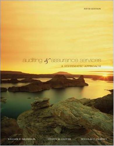Auditing & Assurance Services: A Systematic Approach, 5th Edition