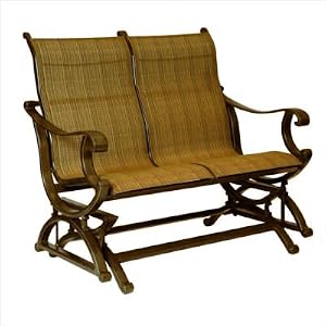 Rialto Sling Dining Loveseat Glider by
