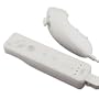 Easy Slip-On Silicone Skin Case for Nintendo Wii Remote Control & Nunchuk, Transparent