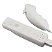 Easy Slip-On Silicone Skin Case for Nintendo Wii Remote Control & Nunchuk, Clear White