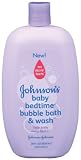 Johnson & Johnson Johnson's Baby Bedtime Bubble Bath & Wash, 28-Fluid Ounces Bottles (Pack of 4)