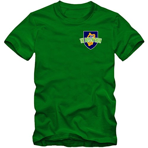 Irland EM 2016 #5 T-Shirt | Éire | Fußball | Herren | The Boys in Green | Trikot | Nationalmannschaft, Farbe:Hellgrün (Kelly Green L190);Größe:M