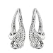 10K White Gold Diamond Earrings