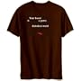 Your Honor Student Is Merely A Pawn In My Affenpinscher's Diabolical World Domination Dogs Mens T-Shirt (Brown, Size Large)
