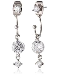 Betsey Johnson "Iconic Jet Setters" Crystal Drop Earrings