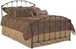 Fashion Bed Group Oscar Queen Bed with Frame, Matte Black