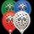 Checkered Flag White Balloons Assorted Lights 10 Pack