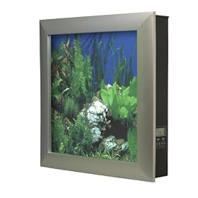 Aquavista 500 Wall Mounted Aquarium with Whitestone Background