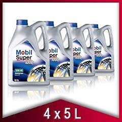 MOBIL Super 1000 X1 15W-40 4 x 5 Liter Kanister Motor�l Motoren�l 15W40