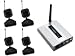 Electronics : 4 x Tiny pinhole camera wireless audio and video security cctv system up to 50m range - With Spy Camera CCTV's 12 month warranty & Free support!